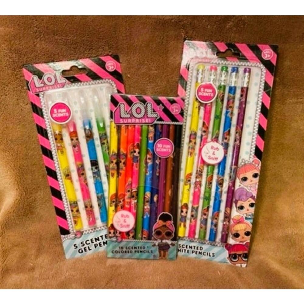 L.O.L Surprise ! Fun Scents Pen & Pencils Combo-NEW